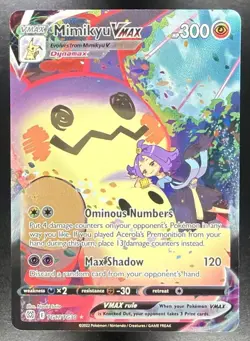 2022 Pokemon Sword & Shield Brilliant Stars Mimikyu VMAX Trainer Gallery #TG17 - Image 1