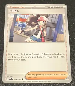 Pokemon Hilda UC NM - White Flare 084/086 - Image 1