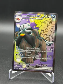 2025 Pokemon Destined Rivals Arven's Mabosstiff ex #218/182 - Image 1