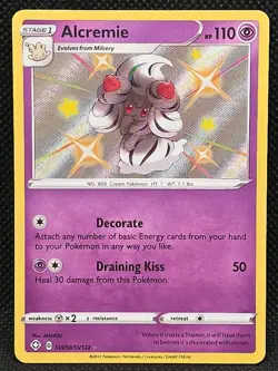 Alcremie Shiny Holo Rare Shining Fates: Shiny Vault 2021 Pokemon SV058/SV122 - Image 1