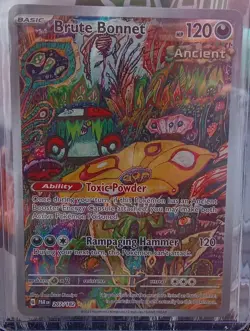 Brute Bonnet SV04 Paradox Rift 207/182 Illustration Rare Full Art Holo English - Image 1