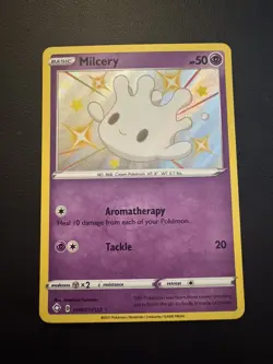 POKEMON TCG MILCERY SV057/SV122 SWSH SHINING FATES SHINEY RARE!! - Image 1