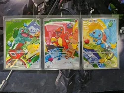 Pokemon TCG First Partner Illustration Collection Series 1 Kanto Starter Set - Image 1