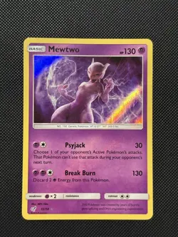 Pokemon Detective Pikachu - Mewtwo - 12/18 - Holo Rare - LP/MP - Image 2