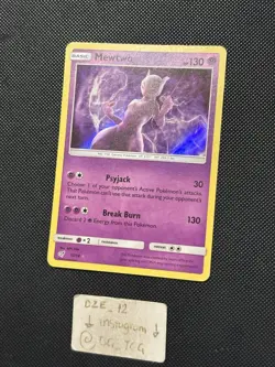 Pokemon Detective Pikachu - Mewtwo - 12/18 - Holo Rare - LP/MP - Image 4