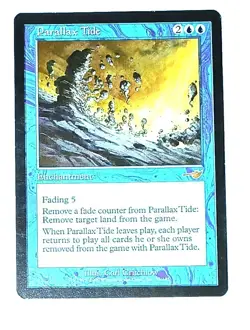 Magic the Gathering * MTG * 1 X Parallax Tide * Nemesis * LP - Image 1