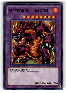 Meteor B. Dragon PRC1-EN004 1st Edition Super Rare 2012 Premium Collection Tin - Image 1