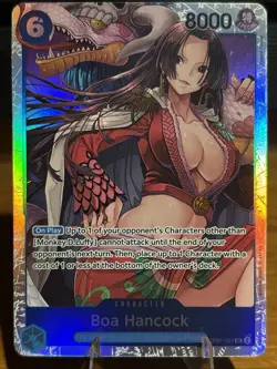 Boa Hancock OP07-051 - One Piece TCG English - SR Super Rare Foil NM Near-Mint - Image 1
