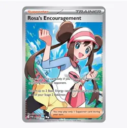 Pokemon TCG Perfect Order Rosa's Encouragement 114/088 Holofoil NM Card - Image 1