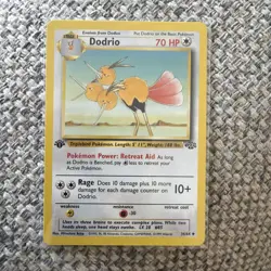 Dodrio 34/64 - Pokemon TCG - Jungle 1st Edition Uncommon Card - LP - Image 1