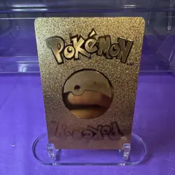 Pokemon Lapras VMAX Gold Foil Card - Image 2