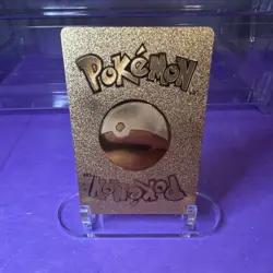 Pokemon Meowth VMAX Gold Foil Card - Image 2