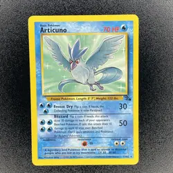 🔥 Articuno 17/62🔥 Original Non Holo Rare Fossil Set WOTC Pokemon Card 1999 - Image 2