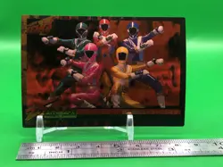 Rescue Squadron GoGoFive 424 Super Sentai 25th Anniversary Morinaga Card - Image 2