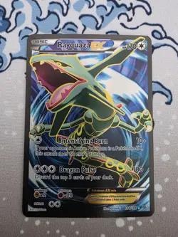 Rayquaza EX 104/108 Full Art Ultra Rare Roaring Skies 2015 Nintendo Pokemon Card - Image 1