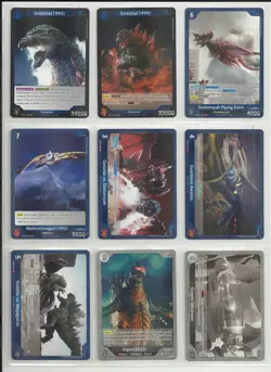 2025 TCG Godzilla vs. Godzilla Card Game COMPLETE SET of 18 "Rare" R Foil Cards - Image 3