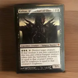 MTG [Kalitas, Bloodchief of Ghet] Zendikar #99 Regular Mythic NM/Unplayed Magic - Image 1