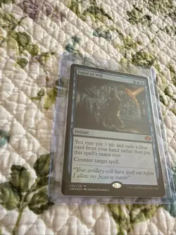 MTG Force Of Will Foil NM Dominaria - Image 1