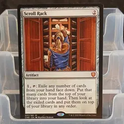 Magic: The Gathering Scroll Rack Artifact Mythic Regular 337 Commander Legends - Image 1