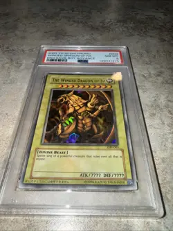 2003 Yu-Gi-Oh! Promo Winged Dragon Of Ra #003 English Game Boy Advance PSA 8 NM - Image 3