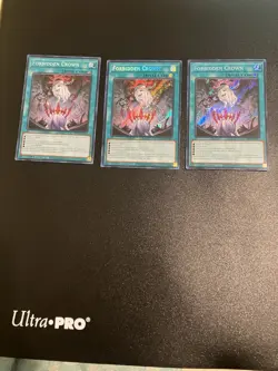 X3 Yugioh! Forbidden Crown BPRO-EN067 Burst Protocol Secret Rare 1st Edition NM - Image 1