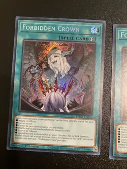 X3 Yugioh! Forbidden Crown BPRO-EN067 Burst Protocol Secret Rare 1st Edition NM - Image 2