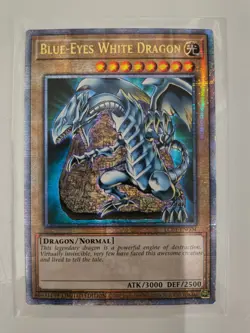 Blue-Eyes White Dragon (Quarter Century Secret Rare) LC01-EN004 Yu-Gi-Oh! 25th - Image 1