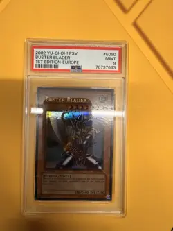 Yu-Gi-Oh Buster Blader PSV-E050 1st Edition PSA 9 Euro Print - Image 2