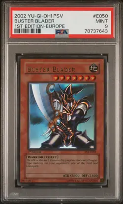 Yu-Gi-Oh Buster Blader PSV-E050 1st Edition PSA 9 Euro Print - Image 4