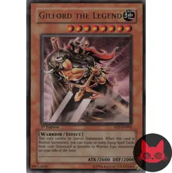 Yugioh Gilford the Legend SD5-EN001 Ultra Rare 1st Edition NM - Image 1