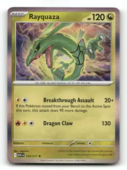 Rayquaza 153/217 - Ascended Heroes Holo - Pokemon Card NM/M - Image 1