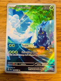 NM! Heracross (194/193) Paldea Evolved Illustration Rare Pokemon Card! - Image 1