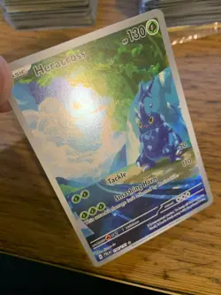 NM! Heracross (194/193) Paldea Evolved Illustration Rare Pokemon Card! - Image 3