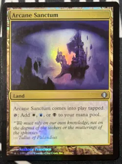 mtg magic arcane sanctum FOIL ENGLISH sanctuaire esoterique shards of alara - Image 1