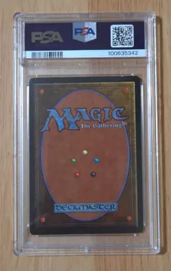 MTG Revised Rare Dual Land SAVANNAH 1994 Magic the Gathering PSA 6 EX-MT - Image 2