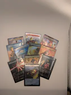 Marvel Secret Lair Drop Foil, Lot Of 11 Captain America Iron Man, Near Mint - Image 1