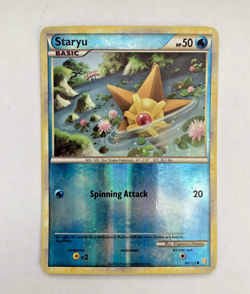 Pokemon Card • Staryu HeartGold & SoulSilver 84/123 Reverse Holo - Image 1