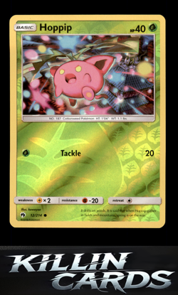 Reverse Holofoil Hoppip (12) 12/214 Pokemon Common SM - Lost Thunder Card NM - Image 1