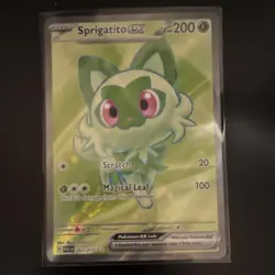 The Pokemon Company Sprigatito EX Basic Holo Grass 200 HP Pokemon Card 251/217 - Image 1