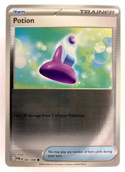 Potion 83/88 - Reverse Holo - Pokemon Card- Pokemon Perfect Order - English MINT - Image 1