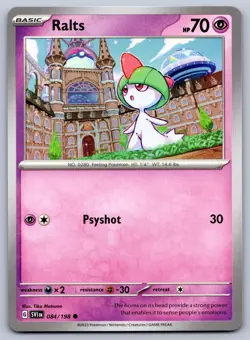 Ralts 084/198 Scarlet & Violet Pokemon NM - Image 1