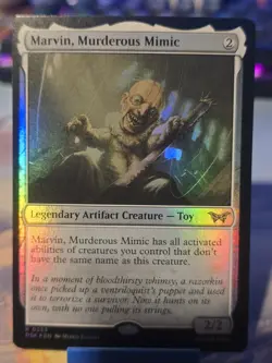 Marvin, Murderous Mimic Duskmourn: House of Horror Foil - Image 1