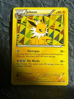 Jolteon BW91 Holo Black And White Promo Pokemon Card - Image 1