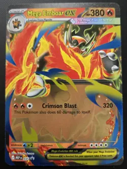 Pokemon TCG: Ascended Heroes - Mega Emboar (MEP-035) Black Star Promo - Image 1