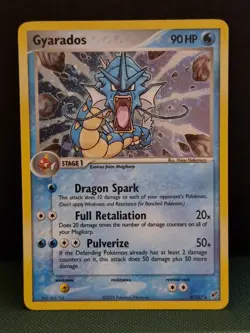 SPECIAL PRICE, TODAY ONLY!! RARE SWIRL Pokemon Gyarados EX Deoxys 8/107 NM/LP - Image 1