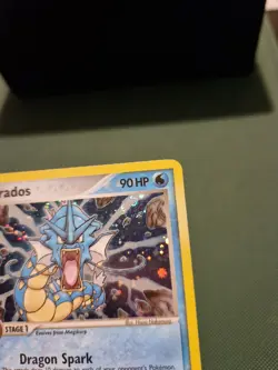 SPECIAL PRICE, TODAY ONLY!! RARE SWIRL Pokemon Gyarados EX Deoxys 8/107 NM/LP - Image 4