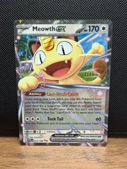 Pokemon TCG Meowth ex 062/088 Perfect Order - Image 1