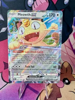 Meowth ex 062/088 Double Rare Perfect Order Pokemon NM/M - Image 1