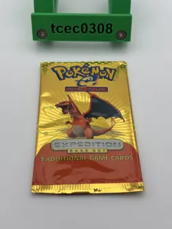 EMPTY Pokemon Expedition Base Set E-Series Charizard Art Booster Pack 🔥 - Image 5