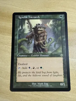 Ignoble Hierarch - Retro Frame Modern Horizons 2 NM MTG - Image 1